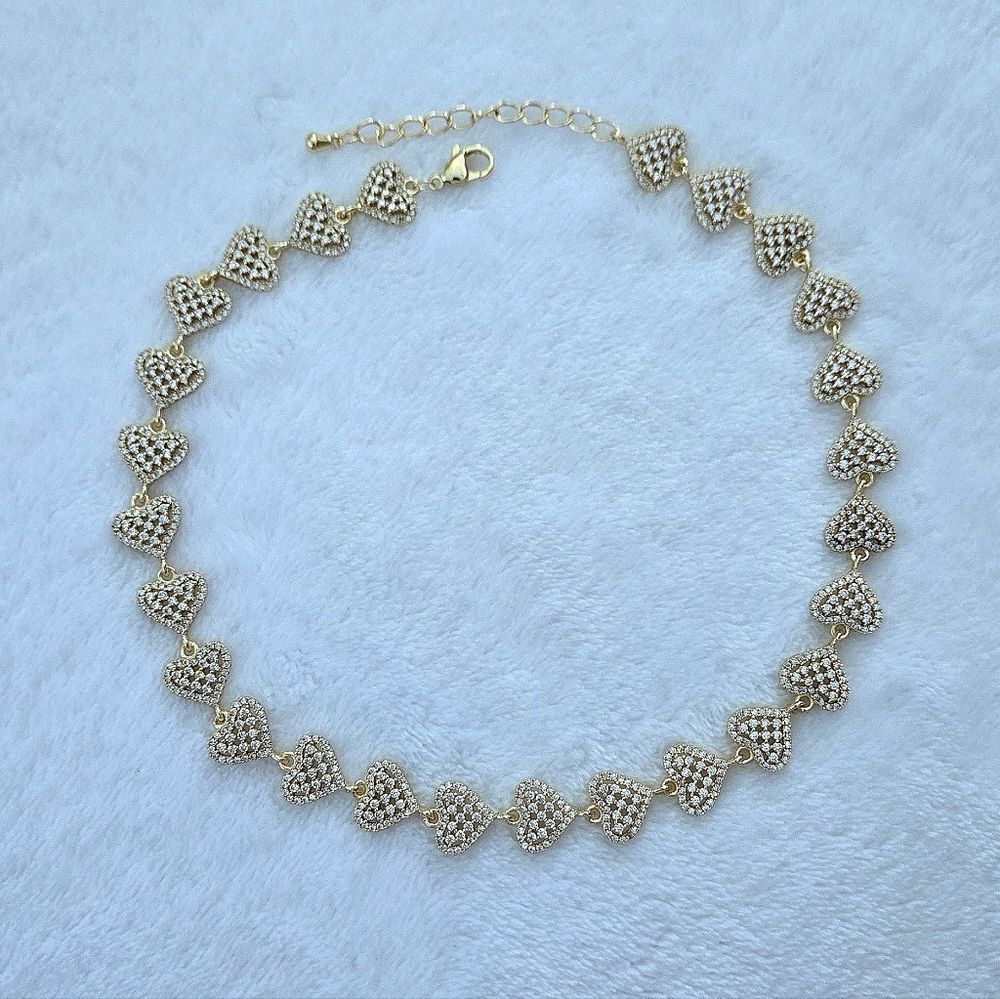 Gemelli👭 "Rebecca" Gold Hearts💛 Necklace - NWT - Picture 12 of 16